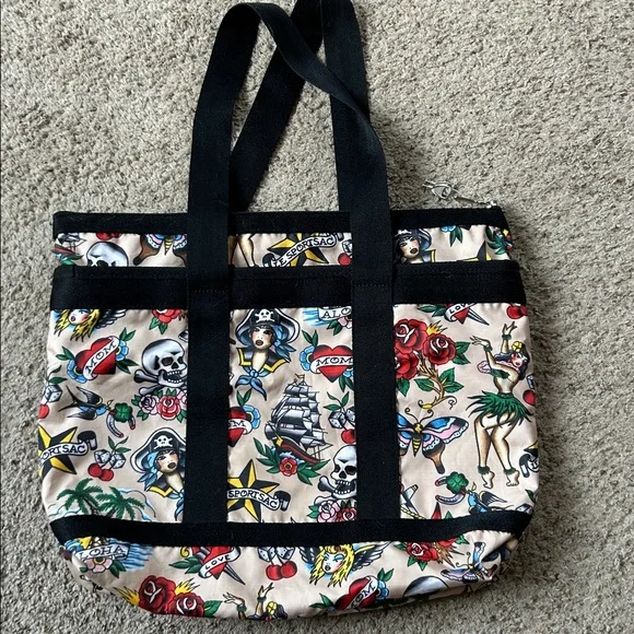 LeSportsac Ed Hardy collab tote - Picture 2 of 8